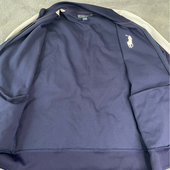 Polo Ralph Lauren Navy Full-Zip Track Jacket - Size Large - Picture 6 of 9